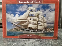 Castorland Gro&szlig;es Schiff beim Verlassen des Hafens 500 Teile Puzzle Castorland-52851