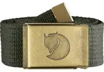 FJ&Auml;LLR&Auml;VEN Canvas Brass Belt 4 cm, Mountain Grey, One Size