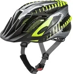 Kinder Fahrrad Helm Alpina FB JR. 2.0, 35 black-steelgrey-neon, 50