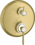 AXOR 16801950, AXOR Montreux Thermostat Unterputz mit Hebelgriff und Absperrventil