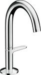 AXOR 48010000, AXOR One Waschtischmischer Select 140 mit Push-Open Ablaufgarnitur