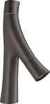 AXOR 12011340, AXOR Starck Organic 2-Griff Waschtischmischer 80 mit Ablaufgarnitur