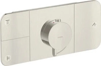 AXOR 45713800, AXOR One Thermostatmodul Unterputz f&uuml;r 3 Verbraucher Edelstahl Optic,