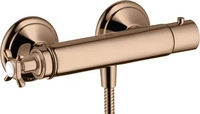 AXOR 16261300, AXOR Montreux Brausethermostat Aufputz mit Kreuzgriff Polished Red