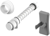 TECE TECEone Duschstab Komplettset, wei&szlig;, 9820363