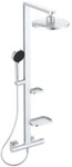 Ideal Standard Duschsystem Alu+ m.CTherm Brausethem. 2 Ablagen, 2F-HB u.