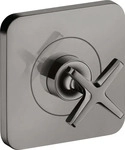 AXOR 36771330, AXOR Citterio E Absperrventil 120/120 Unterputz Polished Black Chrome,
