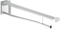 Keuco KE SK-Griff WC Plan Care 34903, mit WC-PH, verchromt/lichtgrau, 850 mm,