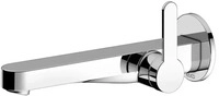 Keuco KE EHM-WT-Mischer UP IXMO 59516 Wandm./Ausf.rd. Ausl.225mm/Flat verchr.,