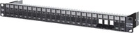 Metz Connect 130920-BK-E, Metz Connect Modul 19 Zoll Modultr&auml;ger 1HE 24 Port schwarz