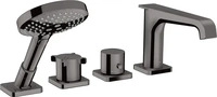 AXOR 36411330, AXOR Citterio E 4-Loch Wannenrandarmatur mit Thermostat Polished Black