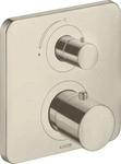 AXOR 34705820, AXOR Citterio M Thermostat Unterputz mit Absperrventil Brushed Nickel,