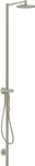 AXOR 12672820, AXOR Starck Duschs&auml;ule mit Thermostat und Kopfbrause 240 1jet Brushed