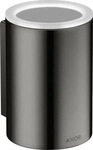 AXOR 42804330, AXOR Universal Circular Zahnputzbecher Polished Black Chrome, 42804330