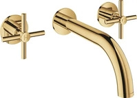 GROHE 20661GL0, GROHE 3-Loch-WT-Batterie Atrio 20661 FMS Kreuz-Griff cool...