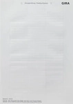 GIRA 1455 00, Gira Beschriftungsb&ouml;gen 51,2 x 7 mm Zubeh&ouml;r [145500], 1455 00
