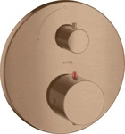 AXOR 10700310, AXOR Starck Thermostat Unterputz mit Absperrventil Brushed Red Gold,
