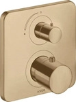 AXOR 34705140, AXOR Citterio M Thermostat Unterputz mit Absperrventil Brushed Bronze,