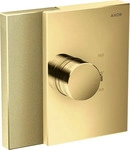 AXOR 46741990, AXOR Edge Thermostat HighFlow Unterputz - Diamantschliff Polished Gold