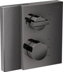 AXOR 46751330, AXOR Edge Thermostat Unterputz mit Absperrventil - Diamantschliff