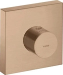AXOR 10755310, AXOR ShowerSolutions Thermostatmodul 120/120 Unterputz eckig Brushed