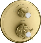 AXOR 16800250, AXOR Montreux Thermostat Unterputz mit Kreuzgriff und Absperrventil