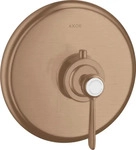 AXOR 16824310, AXOR Montreux Thermostat HighFlow Unterputz mit Hebelgriff Brushed Red