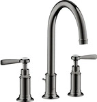 AXOR 16514330, AXOR Montreux 3-Loch Waschtischarmatur 180 mit Hebelgriffen und