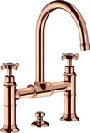 AXOR 16510300, AXOR Montreux 2-Griff Waschtischarmatur 220 mit Kreuzgriffen und