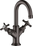AXOR 16505340, AXOR Montreux 2-Griff Waschtischarmatur 160 mit Kreuzgriffen f&uuml;r