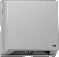 GIRA 1163 65, Gira Adapterrahmen Haube steckb. Gira TX_44 F Alu [116365], 1163 65