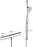 HANSA Brausebatterie mit Brausegarnitur HANSAOPTIMA 4813 Chrom 9 l/min, 481303310009