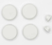 Geberit 598094000, Geberit Set Puffer f&uuml;r WC-Deckel wei&szlig;, 598094000