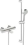 HANSA Wanne und Brause Armatur mit Brausestangengarnitur HANSABASIC 5516 3-strahlig