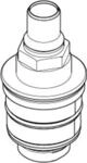 DORNBRACHT Thermostatkartusche mit Reglereinheit ERSATZTEILE 90150206300 D. 44 x 147