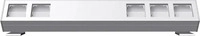 GIRA 1195 27, Gira Profil 5f 600 mm Befestig.winkel Profil 55 Alum.Reinwei&szlig;(lack.)