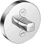KLUDI PUSH UP-Arm. mit Rotationskartusche mit Drucktaste f&uuml;r 2 Verbraucher, rund