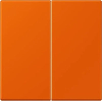 jung LC 995 260, Jung Wippe 2fach, Duroplast lackiert, Serie LS, orange vif (4320S)