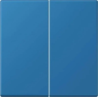 jung LC 995 211, Jung Wippe 2fach, Duroplast lackiert, Serie LS, bleu c&eacute;rul&eacute;en 31