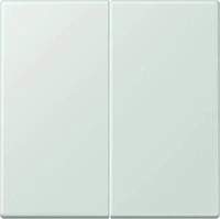 jung LC 995 215, Jung Wippe 2fach, Duroplast lackiert, Serie LS, c&eacute;rul&eacute;en p&acirc;le