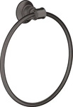 AXOR 42021340, AXOR Montreux Handtuchring Brushed Black Chrome, 42021340