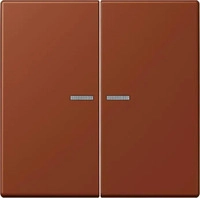 jung LC 995 KO5 247, Jung Wippe 2fach, mit Lichtleiter, Duroplast lackiert, Serie LS,