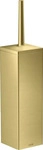 AXOR 42655950, AXOR Universal Rectangular Toilettenb&uuml;rstenhalter Wandmontage Brushed