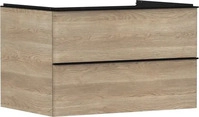 Hansgrohe 54076670, hansgrohe Xelu Q Waschtischunterschrank Eiche Natur 780/550 mit 2