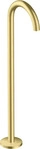 AXOR 38412950, AXOR Uno Wanneneinlauf gebogen bodenstehend Brushed Brass, 38412950