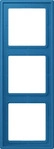 jung LC 983 211, Jung Rahmen 3fach, LS 990, Duroplast lackiert, bleu c&eacute;rul&eacute;en 31
