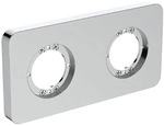 Ideal Standard 2er Rosette Archimodule Soft, 83x166mm, Chrom, A1541AA