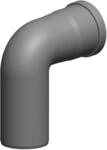 ATEC Bogen 87 Grad DN 80 einwandig, 1316