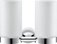 Duravit 0099481000, Duravit Starck T Zahnputzbecher, Chrom, Akzentfarbe: W&szlig; Matt,