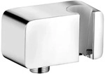 KLUDI A-QA Wand-Anschlussbogen mit Brausehalter chrom, 6556005-00